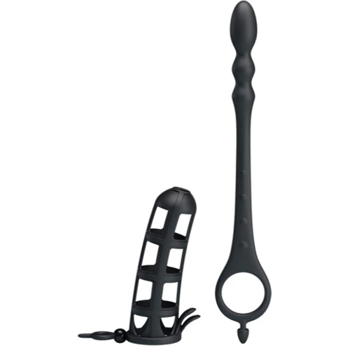 Насадка на член LYBAILE Pretty Love Hercules Penis Sheath Black