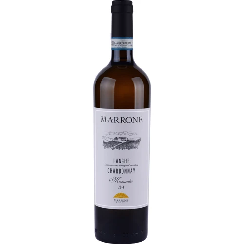 Вино Marrone Langhe Chardonnay DOC "Memundis", белое сухое, 0.75л 14% (MAR8029510014750)