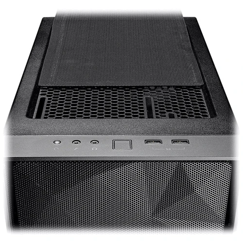 Корпус Fractal Design Meshify C (FD-CA-MESH-C-BKO): Матеріал передній панелі сталь