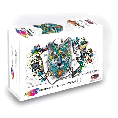 Пазлы 2D Eureka 3D Puzzle деревянные цветные Волк (473614): Производитель Eureka 3D Puzzle