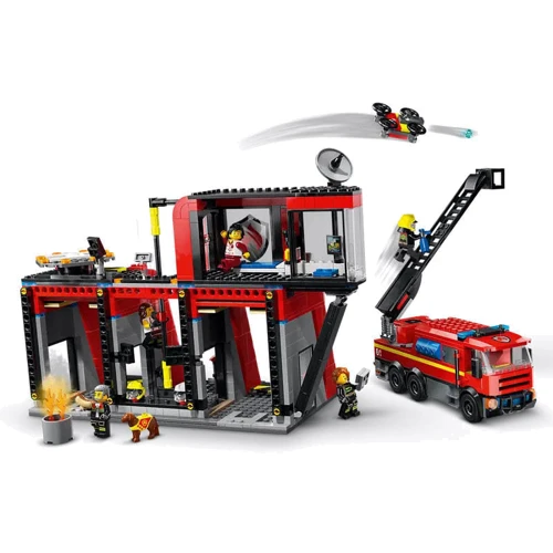 Конструктор LEGO City Пожарное депо с пожарной машиной (60414)