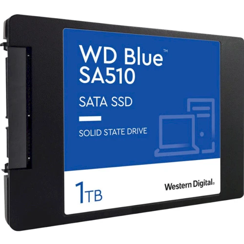 WD Blue SA510 1 TB (WDS100T3B0A): Интерфейс подключения SATA III