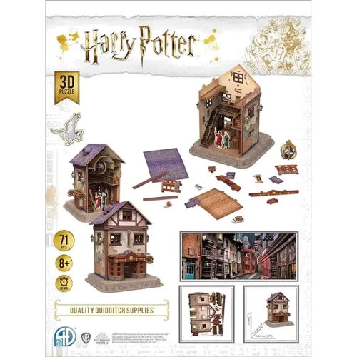 Пазл 3D Geekach Games Товары для Квиддича (Quality Quidditch Supplies Set 3D puzzle) 4dpuz002: Количество фрагментов, шт 71