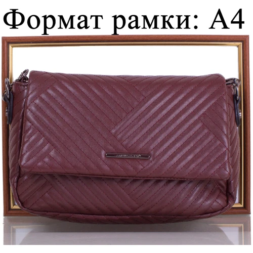 Женская сумка через плечо Amelie Galanti коричневая (A981042-coffee): Застежка Магнитная