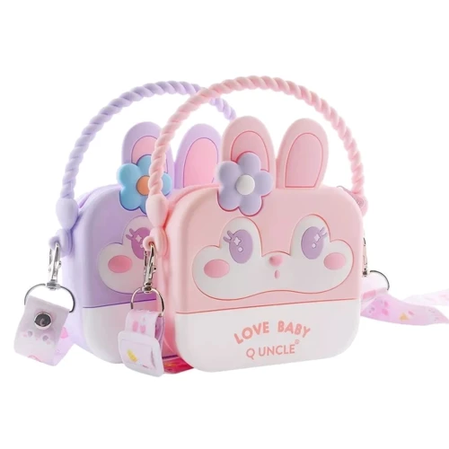 Сумка PRC на плечо Rabbit 14x14x4 pink: Пол Девочка