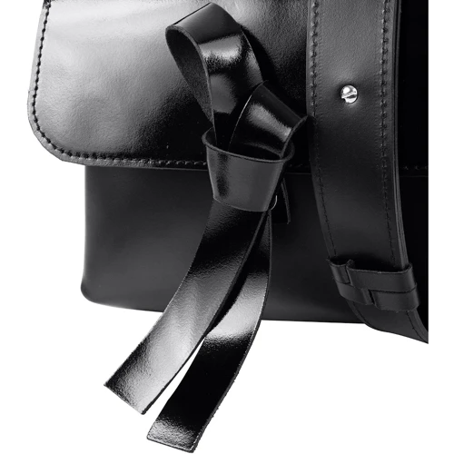 Жіноча сумка через плече Eterno чорна (AN-K150-black): Фактура матова, Гладка