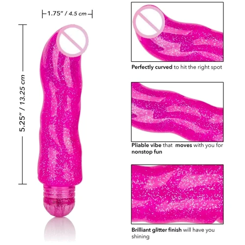 Вибратор для точки G CalExotics Sparkle G Dazzle, 13,25х4,5 см