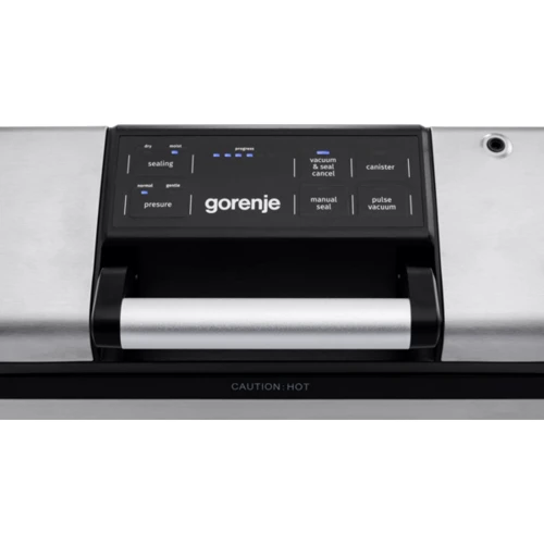 Вакуумний пакувальник Gorenje VS 120E PRO: Режим роботи Создание вакуума в специальных контейнерах, Вакуумирование сухих продуктов, Вакуумирование влажных продуктов