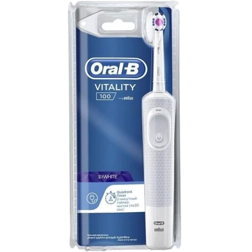 Зубная щетка Braun Oral-B Vitality D100.413.1 PRO 3D White: Тип Зубная щетка