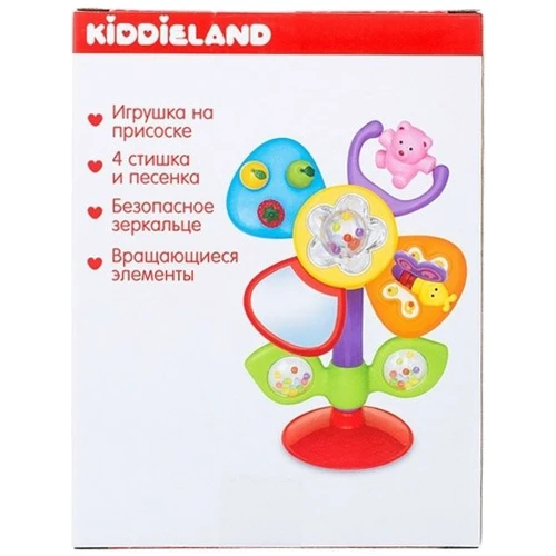 Іграшка на присоску Kiddieland Цветик (укр. Мова) (54924): Вік від 6-ти місяців