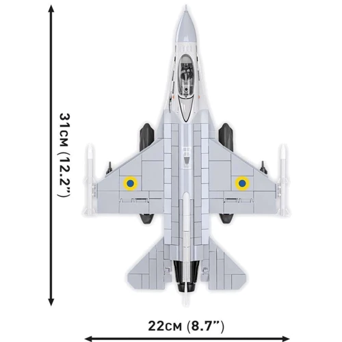 Конструктор Cobi Armed Forces Самолет F-16C Fighting Falcon (UA) (COBI-5893) фото 4