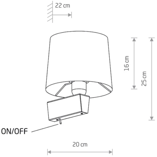 Бра Nowodvorski 8197 Chillin Е27 1x40W IP20 Bl: Призначення Для спальни, Для гостиной