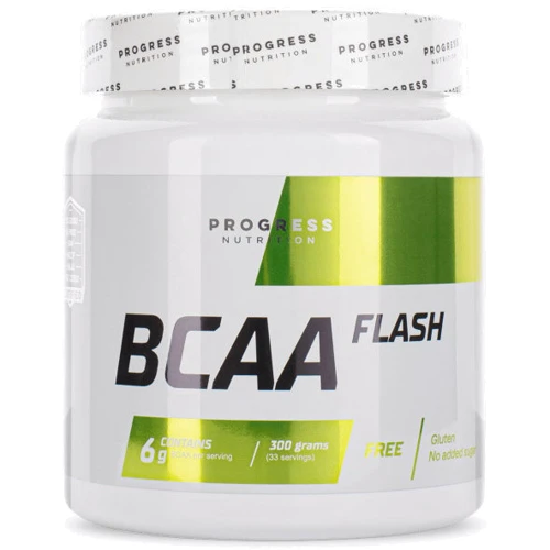 Амінокислота для спорту Progress Nutrition BCAA Flash 300 g /33 servings/ Grape
