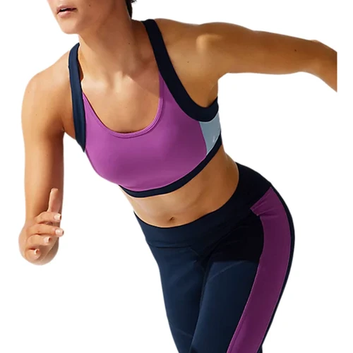 Спортивный топ Asics Color Block Bra 2 2032A409-502 40 разноцветный: Состав Полиэстер, Спандекс