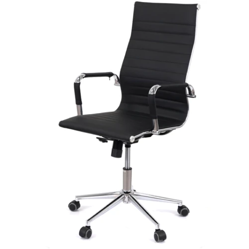 Крісло АКЛАС Кап PB Tilt (XY-8101) Чорний (PU Black) (00148893)