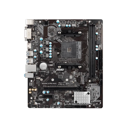 MSI A320M-A PRO MAX: Разъемы на задней панели USB 3.0 (USB 3.1 Gen 1)