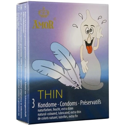 Презервативы Amor Thin, 3 шт.