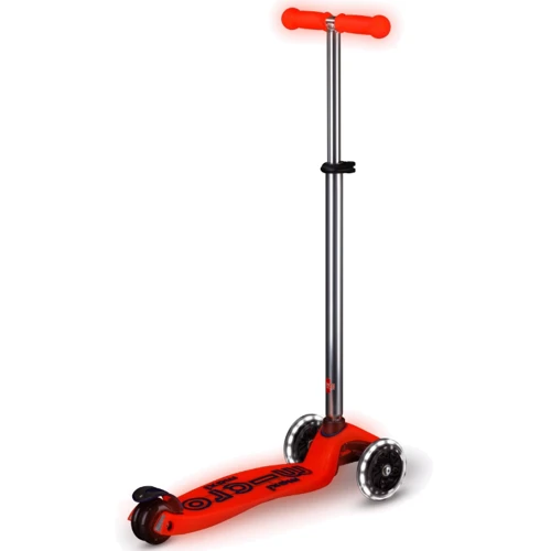 Самокат Micro серии Maxi Deluxe Glow LED Красная Аура (MMD368): Максимальная допустимая нагрузка, кг 50