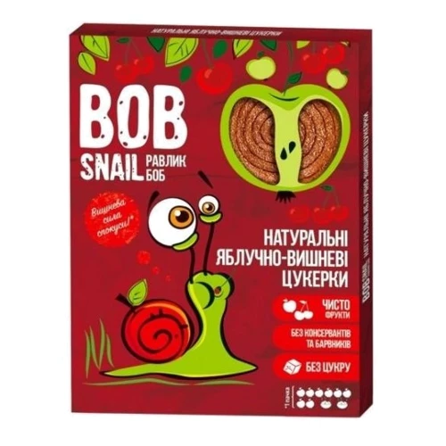 Улитка Боб Конфеты Яблоко-вишня 120г (4820162520354)