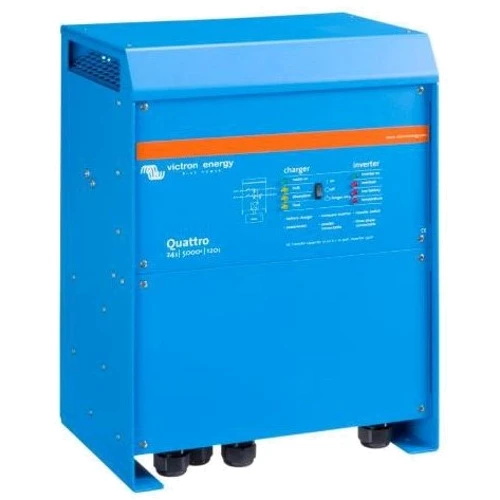 Инвертор гибридный Victron Energy Quattro 24/5000/120-100/100 (5 кВА/4 кВт, 1 фаза, без MPPT)