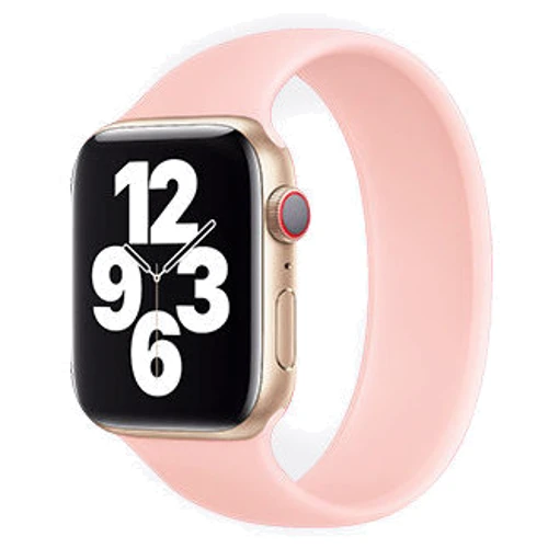 Аксесуар для Watch COTEetCI W58 Liquid Silicone Band Light Pink Size 150mm (WH5300-LP-150) for Apple Watch 38 / 40mm