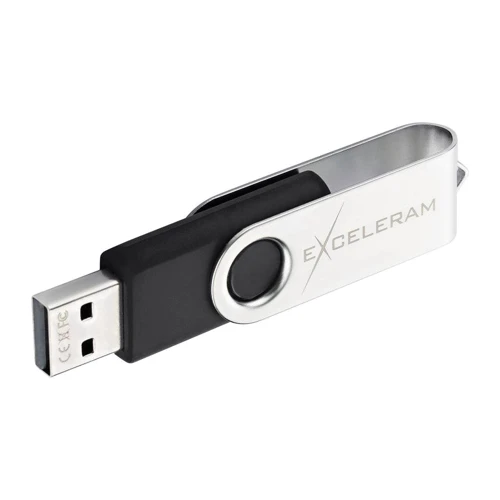 USB-флешка eXceleram 32GB P1 Series USB 2.0 Silver/Black (EXP1U2SIB32) фото 4