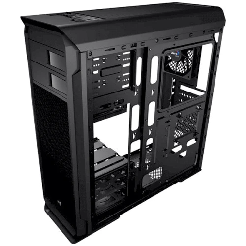 Корпус AEROCOOL AERO 500 Window Black (ACCM-PA02011.11): Материал передней панели пластик/сталь
