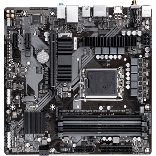 GIGABYTE B760M DS3H AX DDR4: Дополнительно Поддержка RAID, Поддержка UEFI