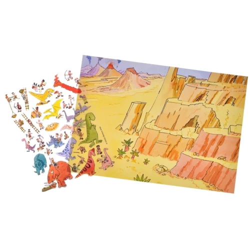 Перекладні наклейки Scribble Down Динозаври, А5