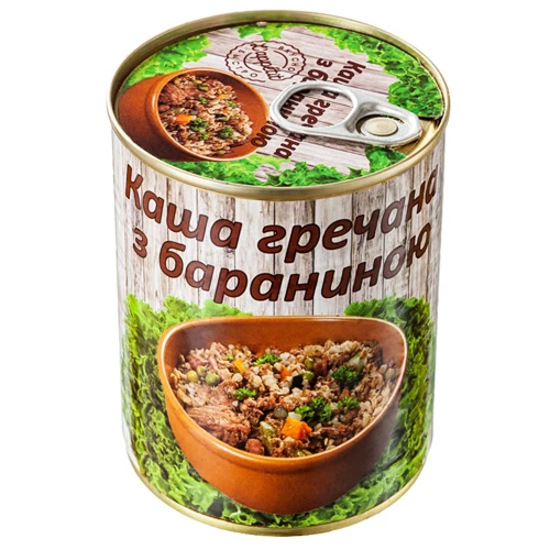 Консервы L'appetit Каша гречневая с бараниной 340 г (4820021840401)