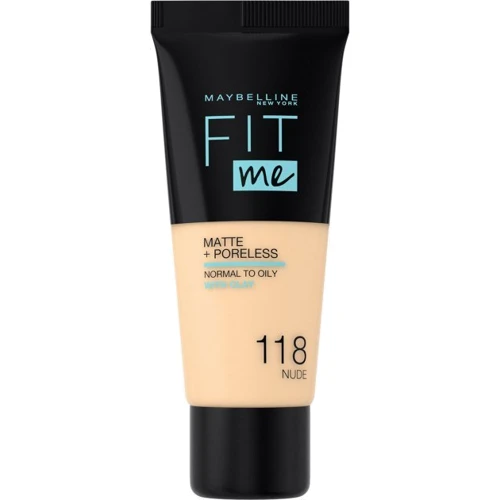 

Maybelline New York Fit ME! Матовый №118 Nude Тональный крем 30ml