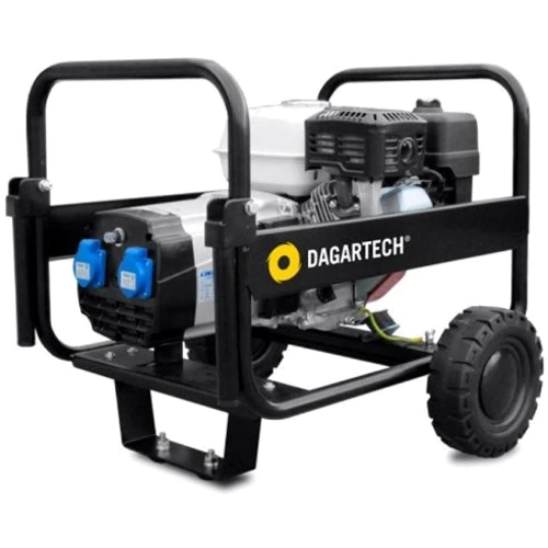 Бензиновый генератор Dagartech DGH 5000B з колесами