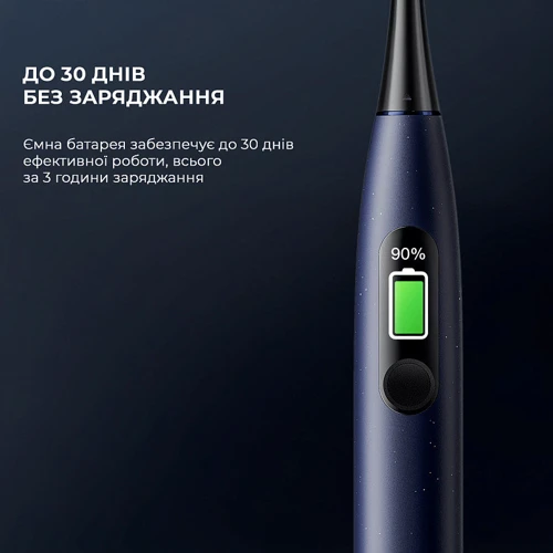 Зубная щетка Oclean X Pro Digital Duo Set Dark Blue + Golden (6970810554274) фото 7