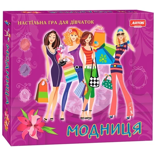 Настольная развивающая игра для девочек Artos games Модница (20239)