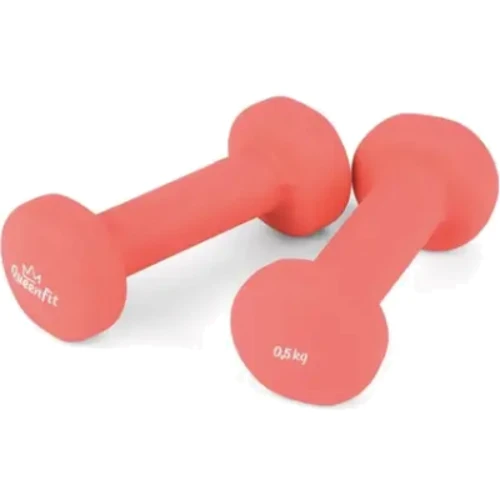 Гантель Hop-Sport Queenfit 2х0.5 кг рожевий: Вага гантелі, кг 0.5