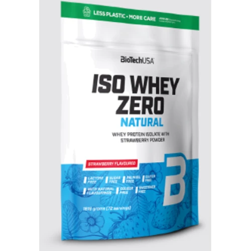 Протеин BioTech Iso Whey Zero Natural 1816 g / 72 servings / Strawberry