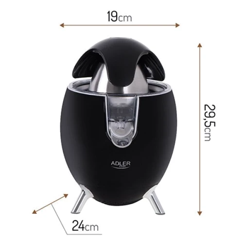 Соковыжималка Adler AD 4013 black: Мощность, Вт 800