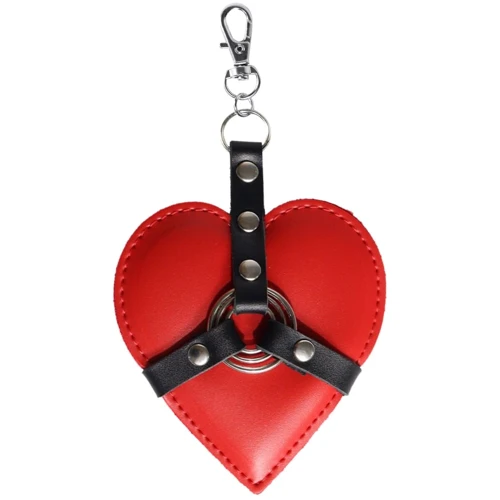 Брелок на карабине для ключей Art of Sex Heart Angel красный