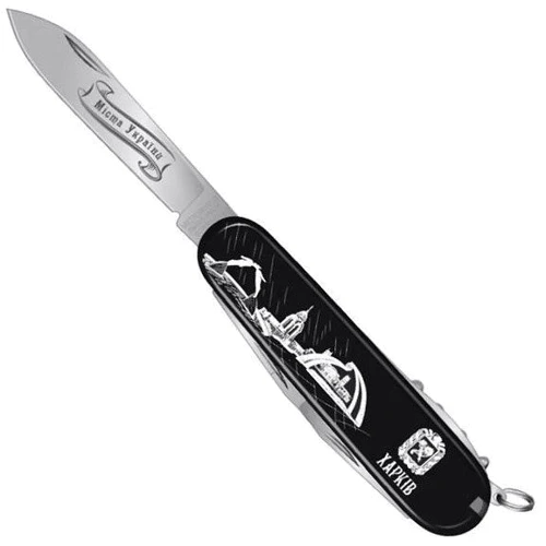 Мультитул Victorinox Spartan City 3D 91мм / 12предметов / чорний / Харків (1.3603.3R33): Тип Мультитул (багатофункціональний інструмент)