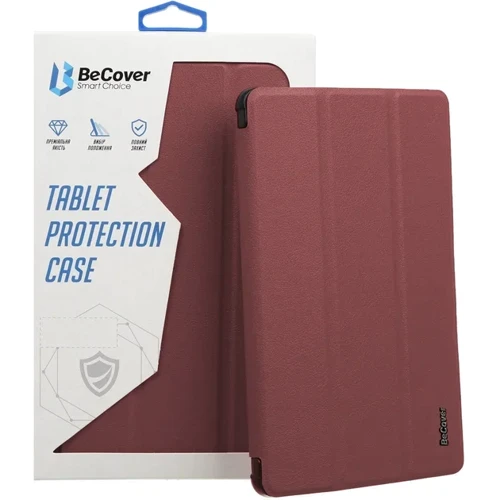 Аксессуар для планшетных ПК BeCover Smart Case Red Wine for Lenovo Tab Plus (711886)