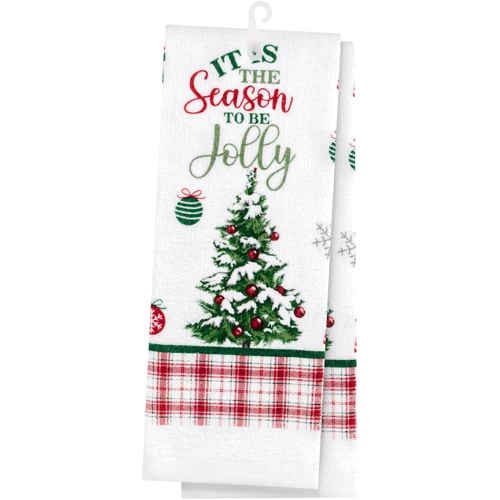 Полотенце Набор полотенец для кухни Ardesto Christmas Tree, 2 шт, зеленый (ART3863HT): Тип набор полотенец