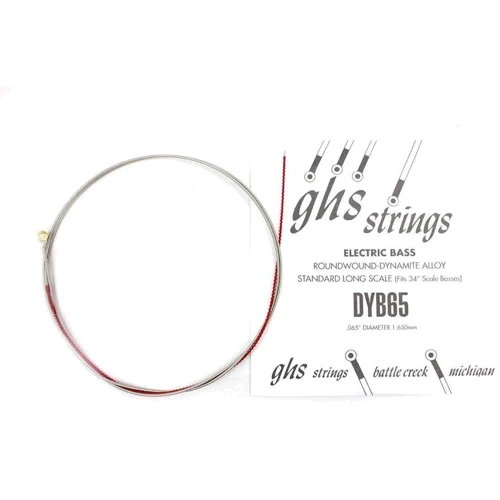 Струна для гитар Струна для бас-гитары GHS STRINGS DYB65X: Тип Струна