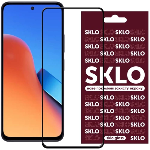 Аксессуар для смартфона Tempered Glass Black for Xiaomi Redmi 12 / Poco M6 Pro 5G