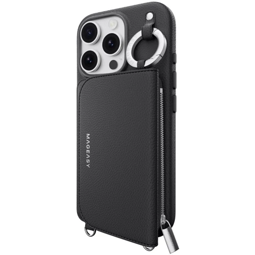 Чехол для iPhone Switcheasy Pouch M Wallet Phone Case with Stand Black (MPH66P264BK24) for iPhone 16 Pro: Тип аксессуара чехол