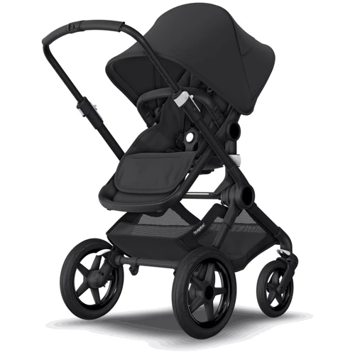 Универсальная коляска 2 в 1 Bugaboo Fox 3 Black/ Midnight Black/ Midnight Black: Пол ребенка Унисекс
