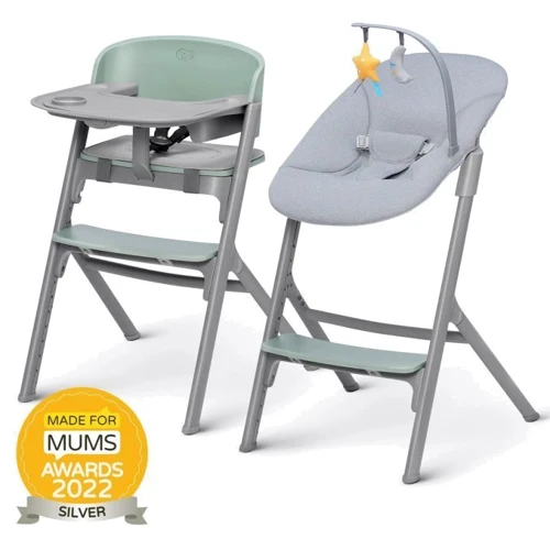 Стільчик для годування із шезлонгом Kinderkraft Livy Calmee Olive Green (KHLICA00GRE0000) фото 8