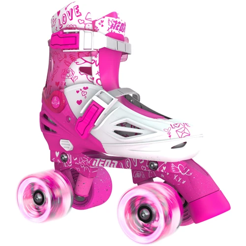 Ролики Neon Combo Skates рожеві 34-38 (NT10P4) фото 6