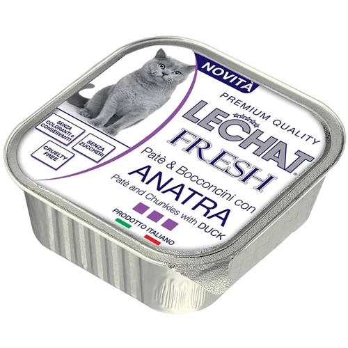 Вологий корм Monge LCE Cat Fresh для кішок паштет з качкою 100 г (70008624)