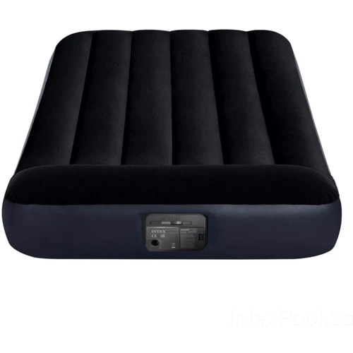 Надувний матрац Intex Twin Pillow Rest чорний (64146): Габарити 191х99х25 см