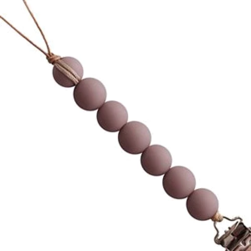 Підвіска для пустушки Papillon Mushie Halo Cloudy Mauve пудра (000214)